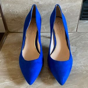 Jessica Simpson Size 8 Royal Blue Pump 3 1/2” Heel